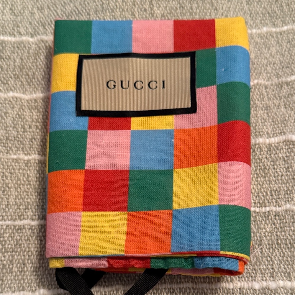 Gucci Colorful Checkered Dust bag - Picture 11 of 11
